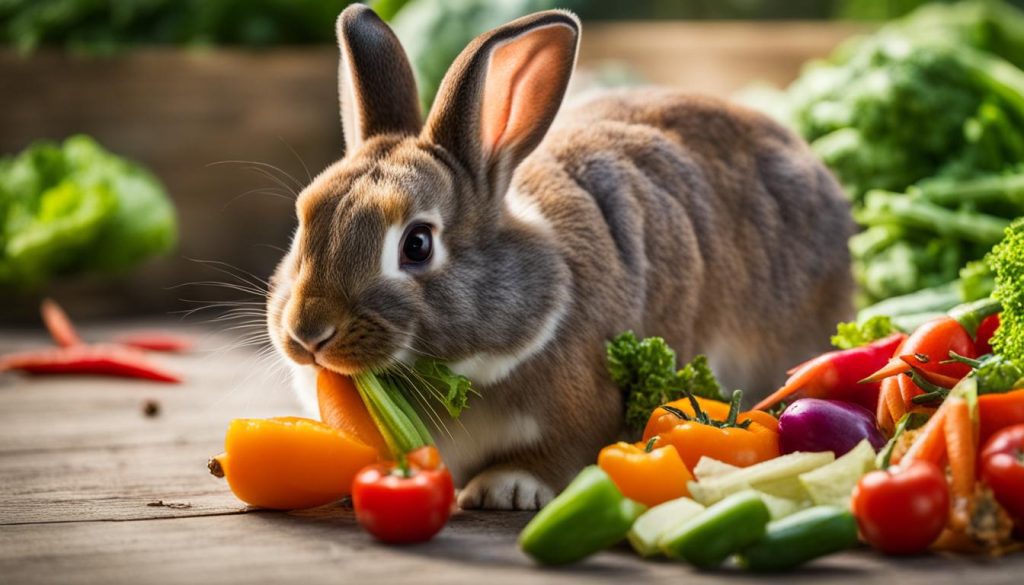 what vegetables can rabbits eat