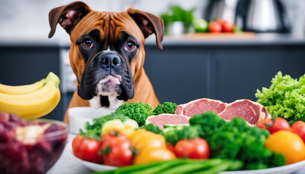 Boxer dog nutrition