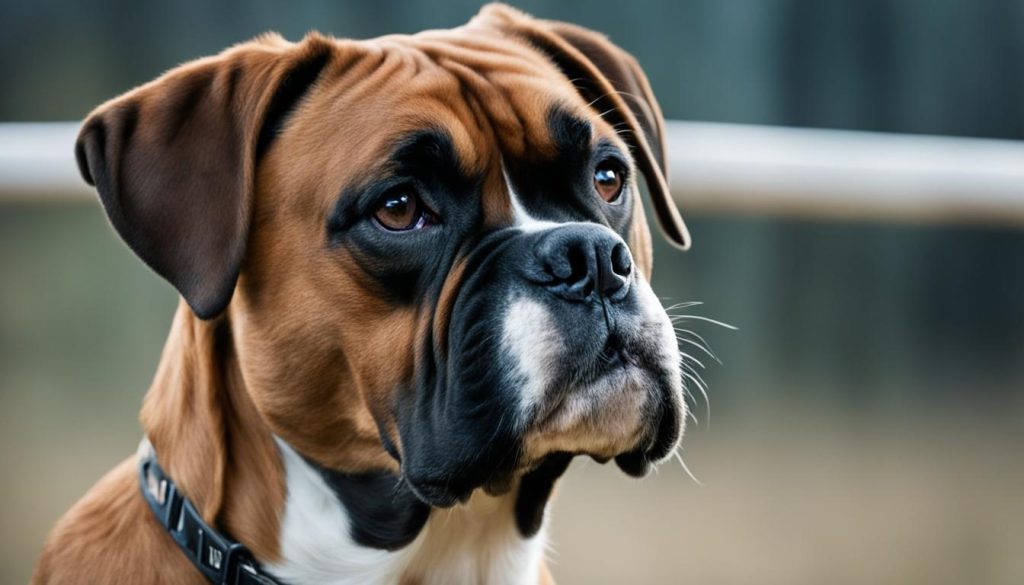 Protective instincts of Boxer dogs