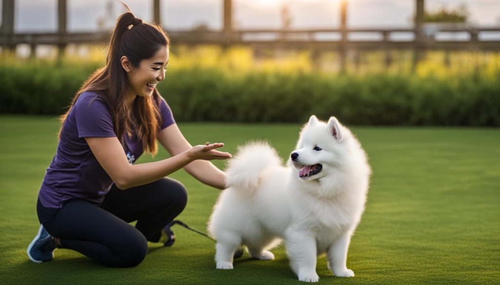 Short and Engaging Training Sessions with Samoyeds