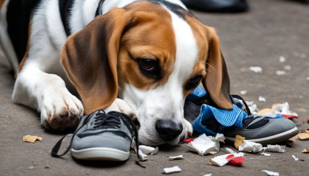 beagle destructive chewing