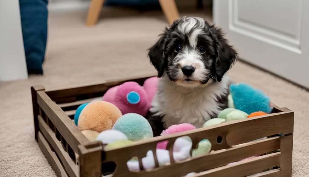 crate training an Aussiedoodle