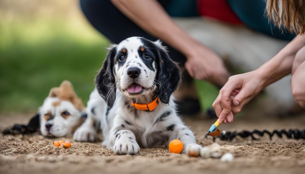 getting started with English Setter training