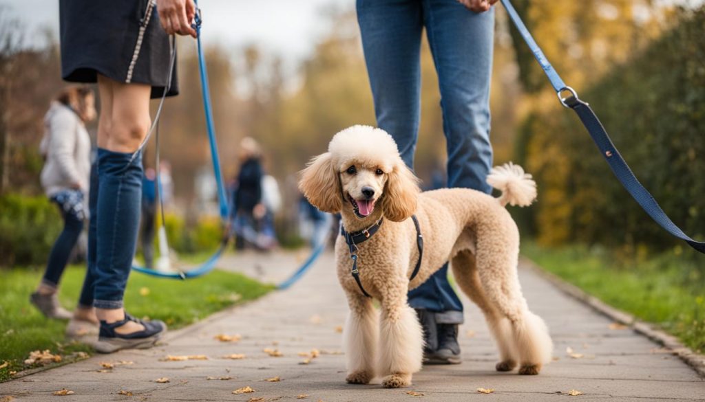 leash training for poodles