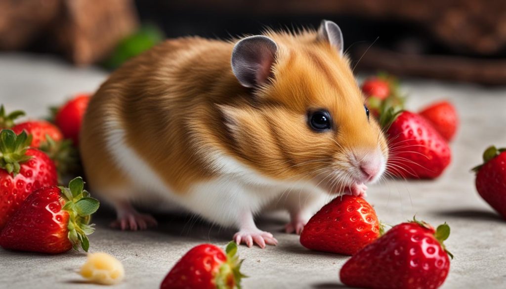 risks of feeding strawberries to hamsters