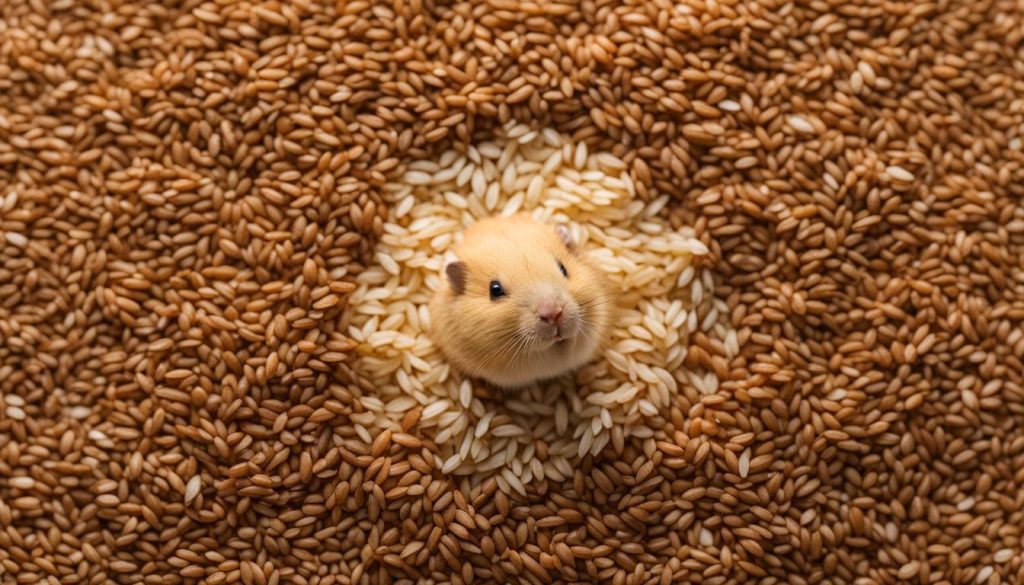 whole grain rice for hamsters