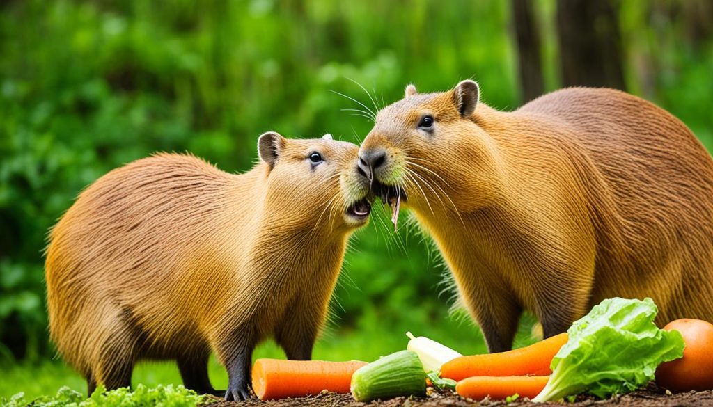 Capybara feeding schedule and tips