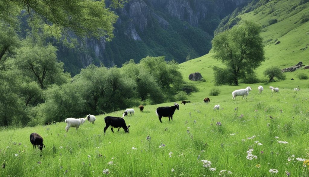 Goat pasture