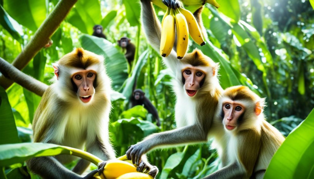 What do wild Monkeys eat