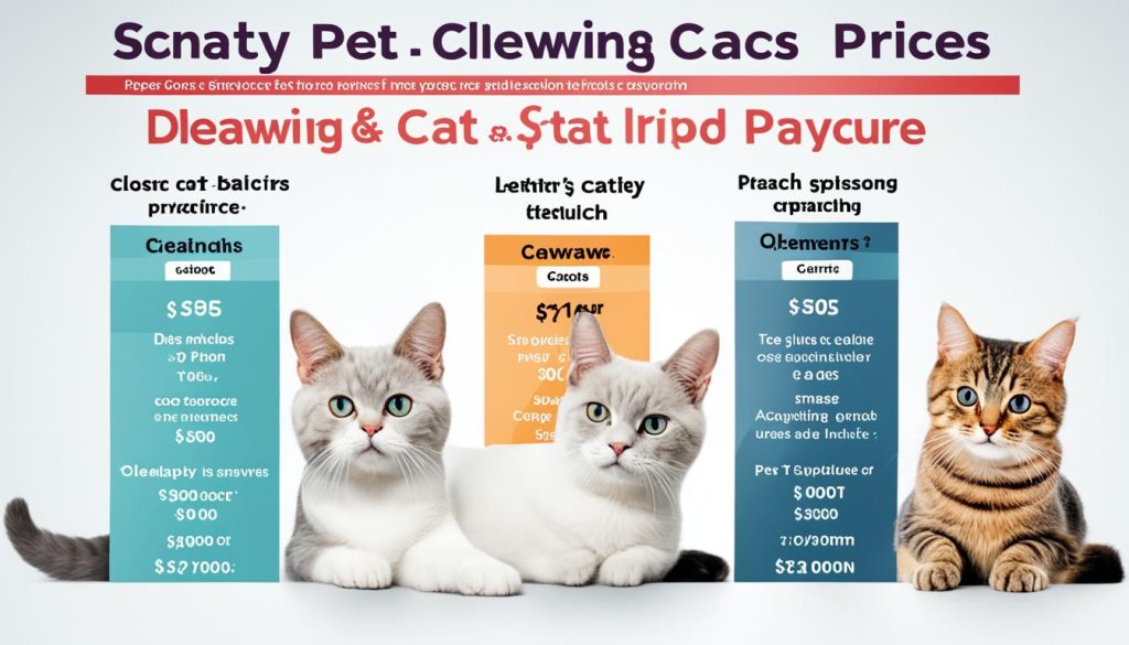 declawing cat price range