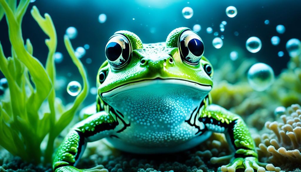 how long can frogs stay underwater