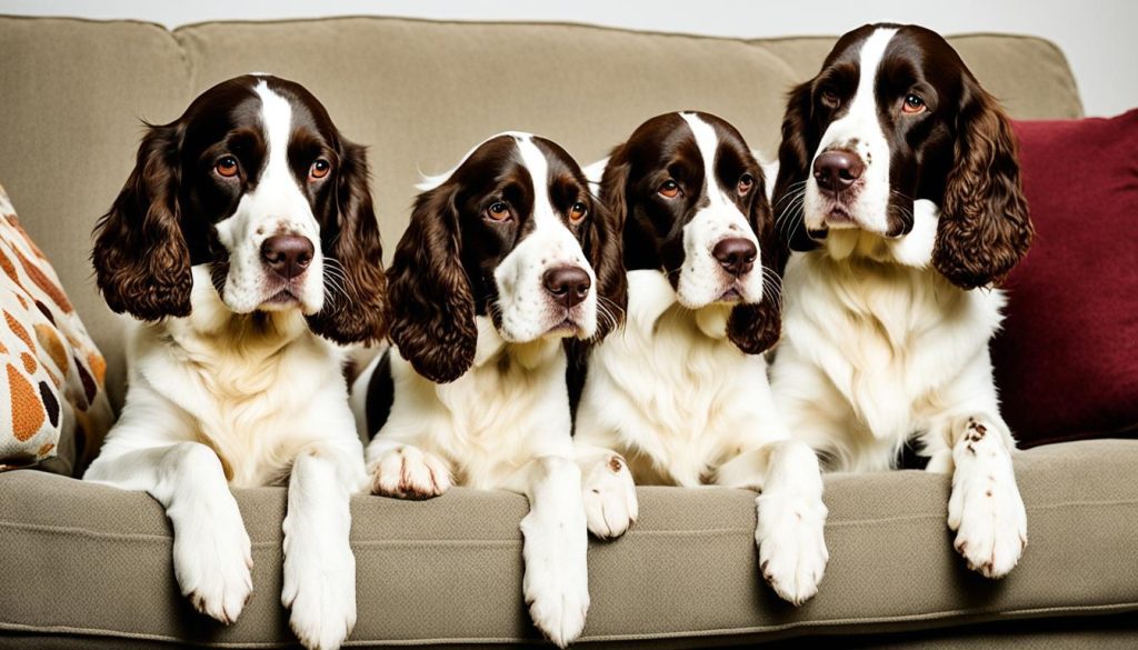 English Springer Spaniels as family pets