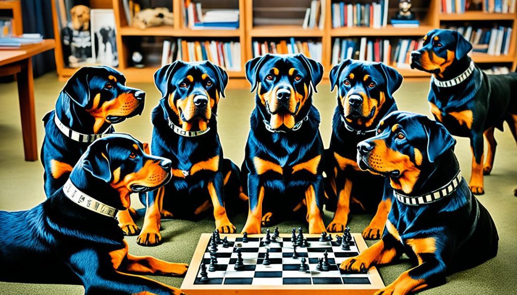 highly intelligent Rottweilers