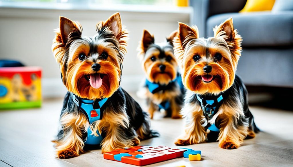 trainable yorkie dogs