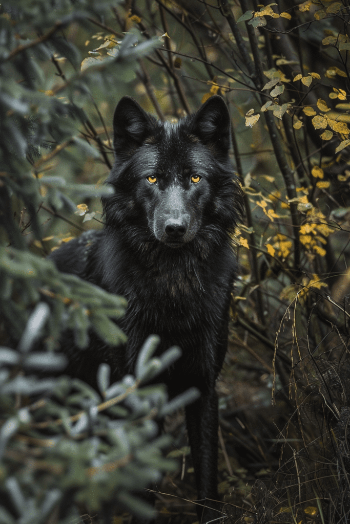 Adaptive Benefits of Black Wolf Camouflage