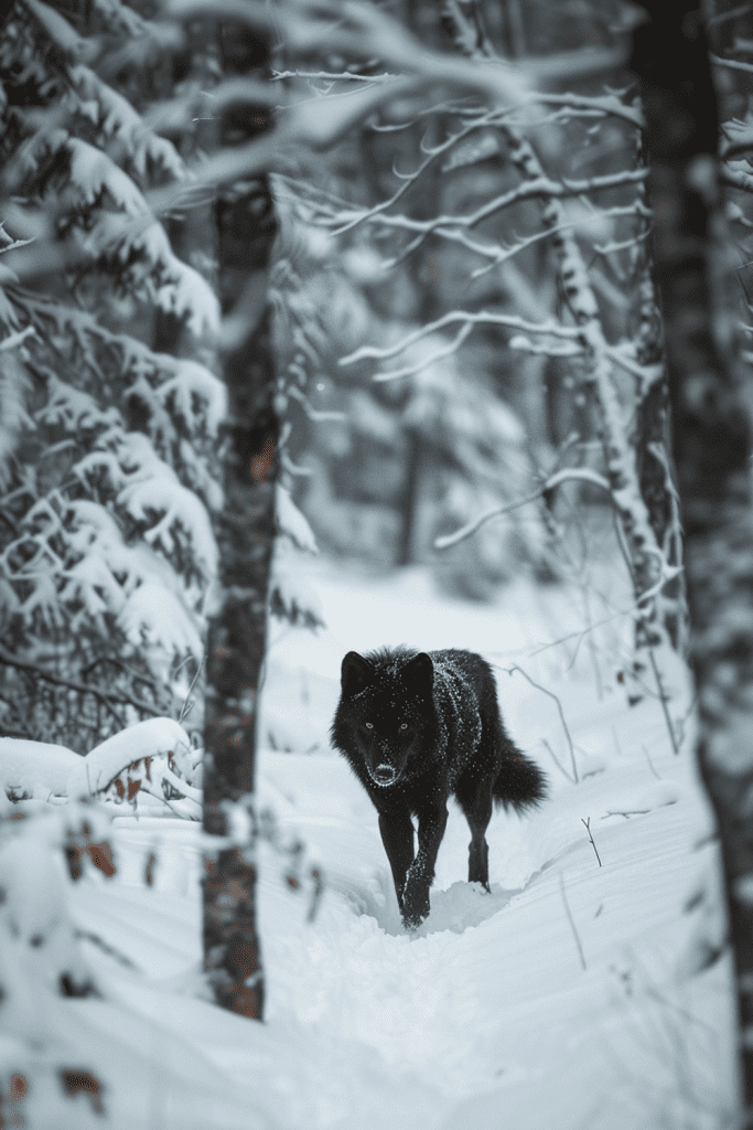 Climate Influence on Black Wolf Populations