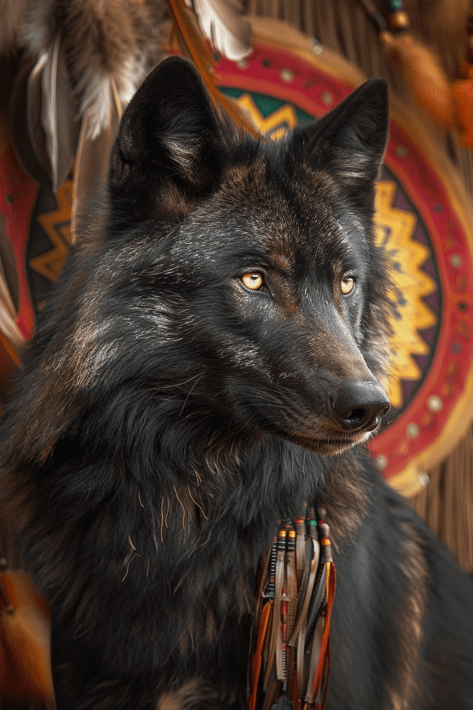 Cultural Impact of Black Wolves on Native Traditions