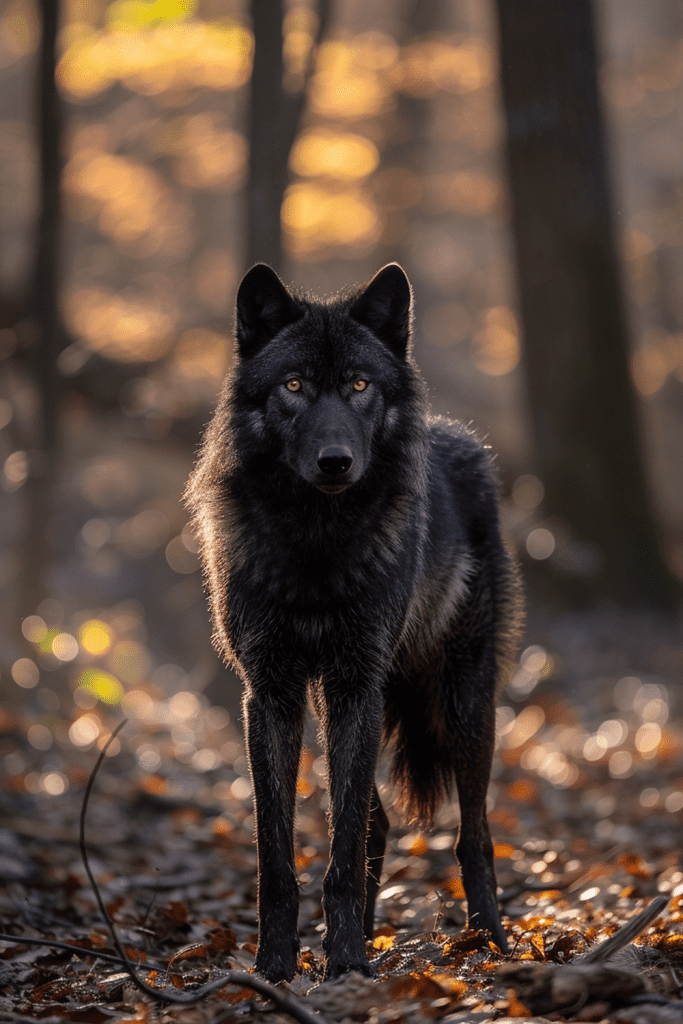 Genetic Origins of the Black Wolf