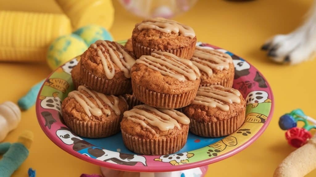 Banana & Honey Pupcakes For Dogs - Hearts Of Pets - Summer Dog Desserts With Banana And Honey